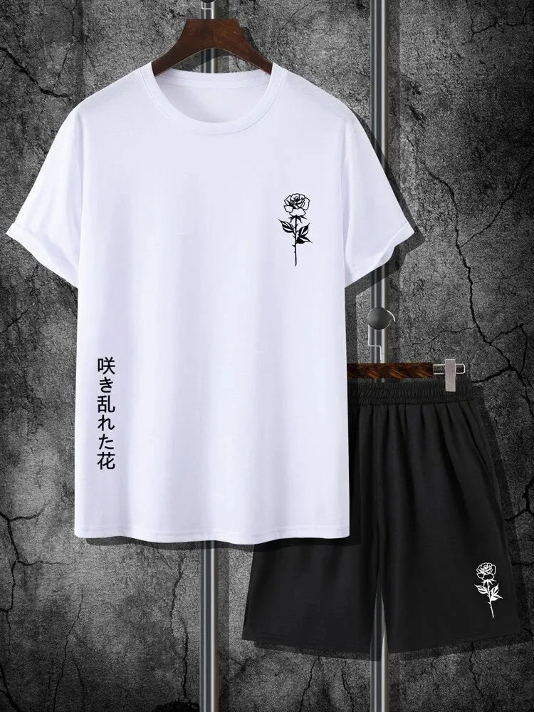 sumer t shirt + shorts for men